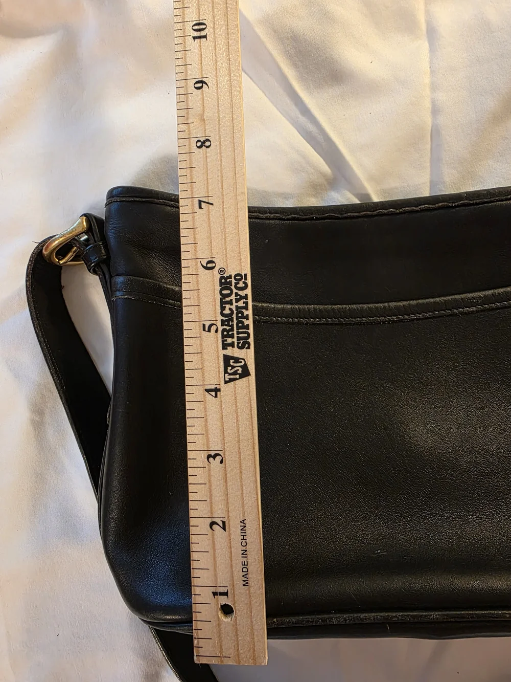 Vintage Coach Worth Leather Bag #4143
